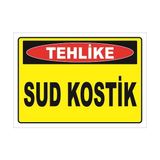 Vizyon Trafik Sud Kostik Levhası - Dekota 3 mm - 15 x 21 cm