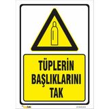 Vizyon Trafik Tüplerin Başlıklarını Tak Levhası - Galvaniz Saç 0,4 mm - 50 x 70 cm
