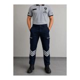 VİZYON UNIFORM Likralı Güvenlik Reflektörlü Lacivert Pantolon, Kargo Cep, Likralı güvenlik pantolon