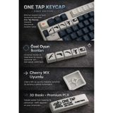 VİZYONAKSESUAR CS Temalı 5’li Oyuncu Keycap Seti – Cherry MX Uyumlu (1-5) Tuş – Siyah & Beyaz Renk Seçenekli