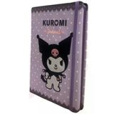 Vj Kuromi Vegan Deri Hatıra Defteri A5 100 Gr 192 Sayfa Lastikli Kener Boyalı Nakışlı 525-2093