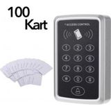 Vk-100 Rfid Şifreli Kapı Kilidi + 100 Adet Proximity Kart