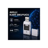 VK E İMZA/AKILLI KART OKUYUCU (ACR39T USB TypeA) E-TUGRA, KAMU SM UYUMLU (USB)