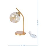 VK HOME AYDINLATMA Loren Lüx Bal Camlı Masa Lambası (gold)