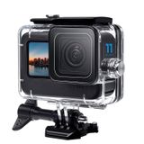 Vkesen 60 m su geçirmez gövde, GoPro Hero 12/Hero 11/Hero 10/Hero 9 Black ile uyumlu, su altı dalış aksesuarı, Go Pro Hero 12, 11, 10, 9 aksiyon kameraları için