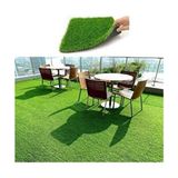 Vl Dekoratif Premium Kalite Suni Balkon Bahçe Kaymaz Taban Çim Halı 7 mm - 80 x 700 cm - Yeşil