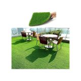 Vl Dekoratif Premium Kalite Suni Balkon Bahçe Kaymaz Taban Çim Halı 7 Mm Yeşil