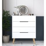 Vm Vertex Mobilya Flora Şifonyer 4 Çekmeceli Yatak Odası Bebek Odası Beyaz