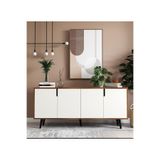 VM VERTEX MOBİLYA Latina Modern Konsol 180 Cm Ceviz - Beyaz Ceviz-Aytaşı 45 x 180
