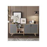 VM Vertex Mobilya Latina Modern Konsol 3 Kapaklı 180 CM Safir Meşe - Antrasit