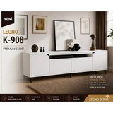 VM VERTEX MOBİLYA Legno Premium 180CM Konsol Beyaz