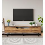 Vm Vertex Mobilya Roma Ahşap Ayaklı Tv Ünitesi Tv Sehpası Ceviz