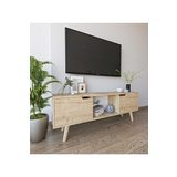VM Vertex Mobilya Siena Ahşap Ayaklı TV Ünitesi Safir Meşe 140 CM