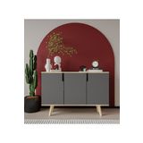 VM VERTEX MOBİLYA Verona 120 Cm Konsol, Kahve Köşesi, Tv Ünitesi, Çok Amaçlı Ahşap Ayaklı Konsol S