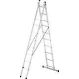 Vm Vizyon 2x3 (6 M) A Tipi Sürgülü Alüminyum Merdiven - Gümüş Gri