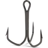 VMC 8570 Black Nikel-No:8 - 10'lu Barbarian Outbarb Üçlü Olta İğnesi