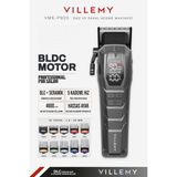 VME-P920 Profesyonel Saç ve Sakal Kesme Makinesi BLDC Motor Şarjlı DLC Seramik Bıçak 10 Tarak Dijital Ekran 4600 mAh