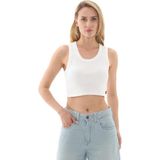 VN000G3JWHT1 Vans Drew Rib Tank Kadın T-Shirt Beyaz