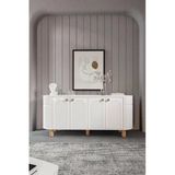 Vnsmoduler Tv Ünitesi Konsol Bohem Konsol Salon Konsol Modern Tv Konsolu Duru Mdf Mebran Kapak 180 Cm