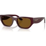 Vo 5586S 328483 53 Vogue Polarize Güneş Gözlüğü - Bordo