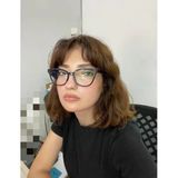 Vo5496-I W44 54Ekt (Small Beden) Cat Eye Mavi Işık Korumalı Ekran Gözlüğü Siyah