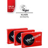 Vocalzone Klasik Pastil 12'li + 3'lü Paketler