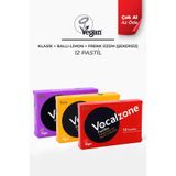 Vocalzone Klasik Pastil 12'li Ballı Limonlu Pastil 12'li Frenk Üzümlü (şeke