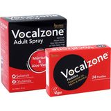Vocalzone Klasik Pastil 24'lü + Vocalzone Adult (Yetişkin) Sprey 20 ml