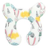vocheer Bebek Seyahat Yastığı (Yükseltilmiş), Bebek Arabası, Araba Koltuğu, Bebek Arabası (Rabbit) için Baş ve Boyun Destek Yastığı