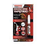 Vodabond Kokusuz Süper Hızlı Yapıştırıcı, Damla Konteyneri, Şeffaf, 10 Gram