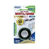 Vodaseal 20 mm x 1.5 m Şeffaf Çift Taraflı Extra Strong Montaj Bandı