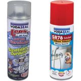 Vodaseal 396 gr Leak Fix Su Sızdırmaz Sprey ve 200 ml Silikon Sökücü SR78 Yüksek Performans