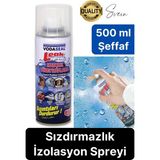 Vodaseal 500 ml Şeffaf Sızdırmazlık Su Izolasyon Spreyi Mutfak Banyo Araba Tekne Seramik Metal Yüzey Kaplama