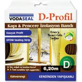 Vodaseal 6,2 m Kahverengi Kapı ve Pencere Bandı