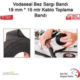 Vodaseal Bez Sargı Bandı 19 mm x 15 Mtr Kablo Toplama Bandı - 19mmx15m