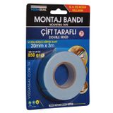 Vodaseal Çift Taraflı Köpük Montaj Bandı 10mm X 10 M Beyaz
