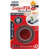 Vodaseal Superfix Montaj Bandı, 20 Milimetre x 1,5 Metre, Gri - 41 Delft Blue