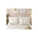 VODDİ 4 Adet Fermuarlı,Çocuk Desen50x70 Cm Yastık Kılıfı | %70 Pamuk | Overlok Dikim