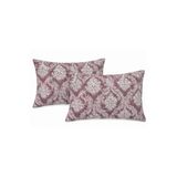 VODDİ Şal Desen'li | 2 Adet | Fermuarlı | 50x70 Cm Yastık Kılıfı | %70 Cotton