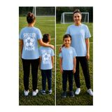 VODEXA Anne Çoçuk Oversize Tişört Kombin Twin T-Shirt %100 Pamuk Rahat Kalıp (TEKLİ OLARAK SATILMAKTADIR)