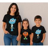 Vodexa Anne Kız Kombin Oversize Tişört Twin T-Shirt %100 Pamuk Rahat Kalıp (Tekli Olarak Satılmaktadır) - 13 - 14 Yaş - Siyah