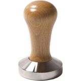 Vodinox Cafe Bar Barista Ekipmanları Kahve Espresso Tamper Temper Inox Paslanmaz Ahşap Saplı 51 mm - 51 mm Natural