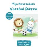 Voetbalplezier met Dieren een Kleurenavontuur: Spannende Voetbalscènes met Dierensterren voor Jonge Artiesten
