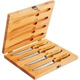 Voeux Kitchenware Ahşap Kutulu 4'lü Steak Bıçak Seti - Standart