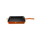 Voeux Kitchenware Amusant Turuncu Döküm Kare Izgara 30 cm Tava