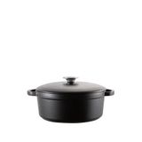 Voeux Kitchenware Elegance Siyah Derin 20 cm Döküm Tencere