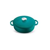 Voeux Kitchenware Profond Turkuaz 28 cm Sığ Döküm Tencere