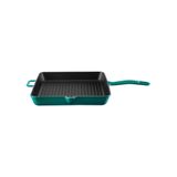 Voeux Kitchenware Profond Turkuaz Döküm Kare Izgara 25 cm Tava