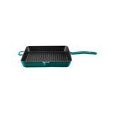 Voeux Kitchenware Profond Turkuaz Döküm Kare Izgara 30 cm Tava