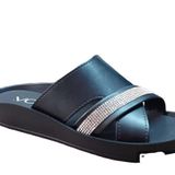 Voga 1500 124 Sıyah Taslı Comfort Casual Anatomık Terlık